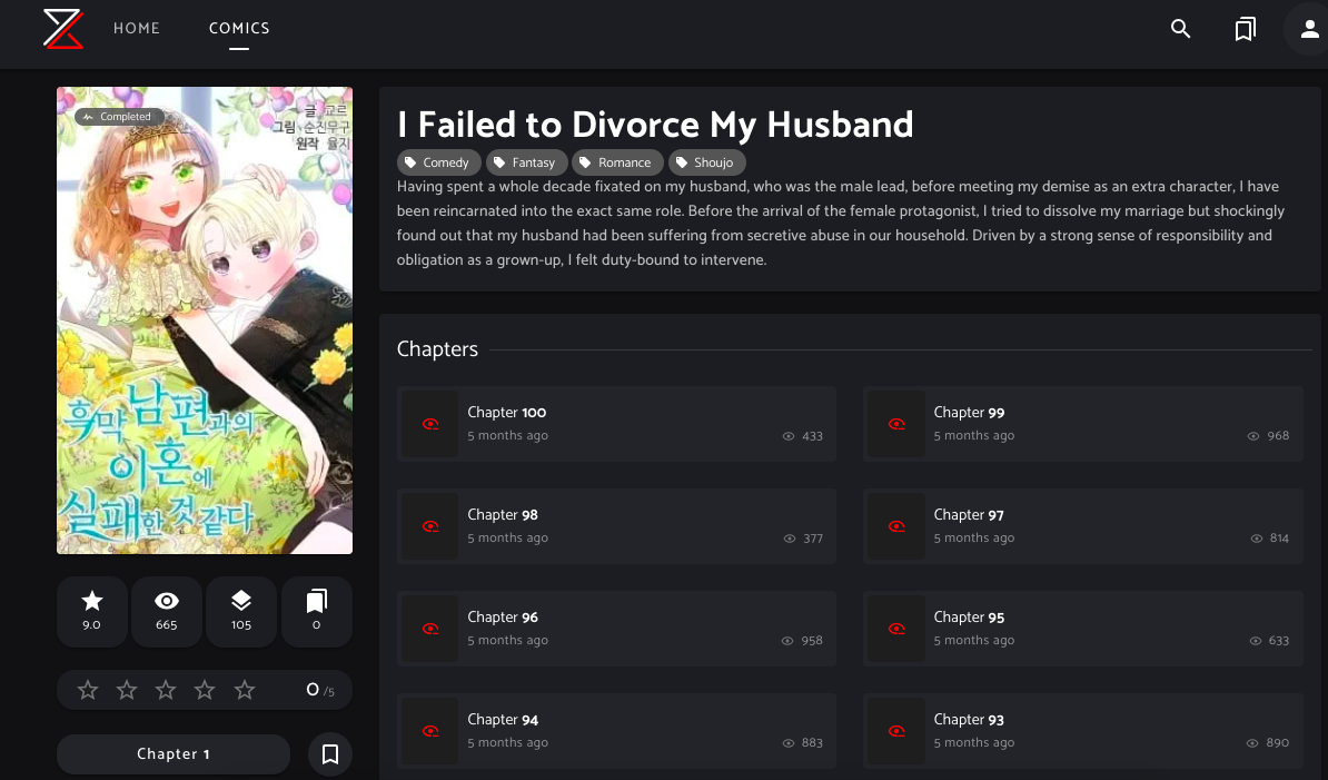 I Failed to Divorce My Husband Manhwa
